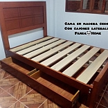 CAMA CON CAJONES.