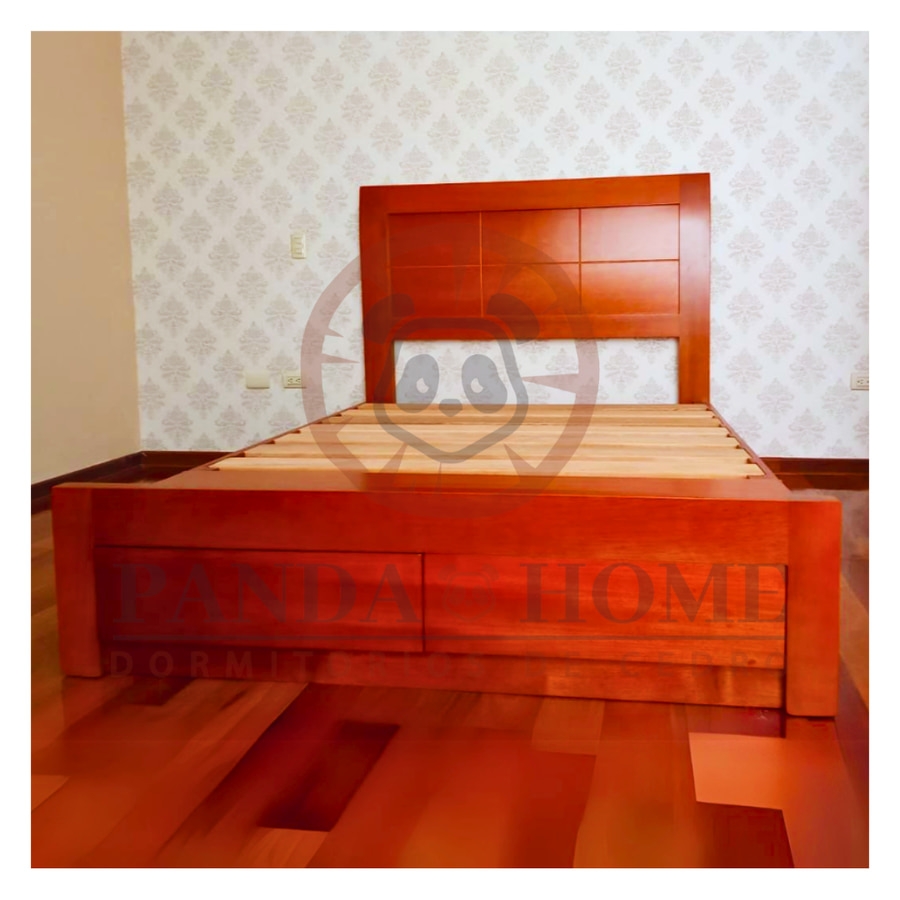Cama de Cedro a Cuadros