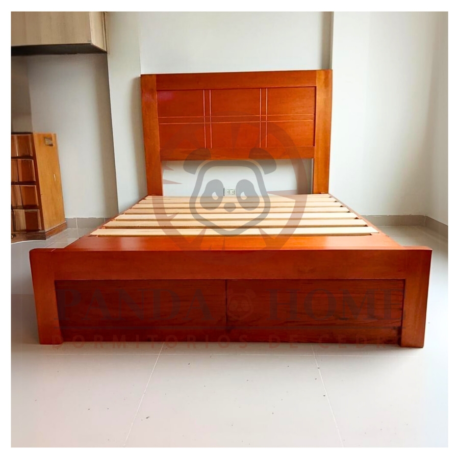 Cama de Cedro Doble Dominó