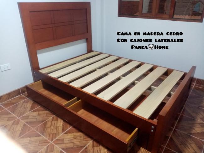 CAMA CON CAJONES.