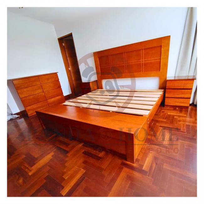Cama de Cedro Doble Dominó